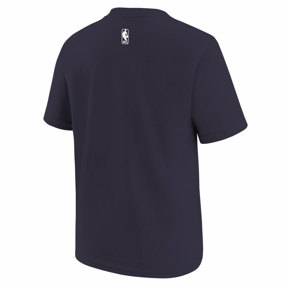 Minnesota Timberwolves Youth 2025/26 City Edition Max90 T-Shirt Purple/Navy