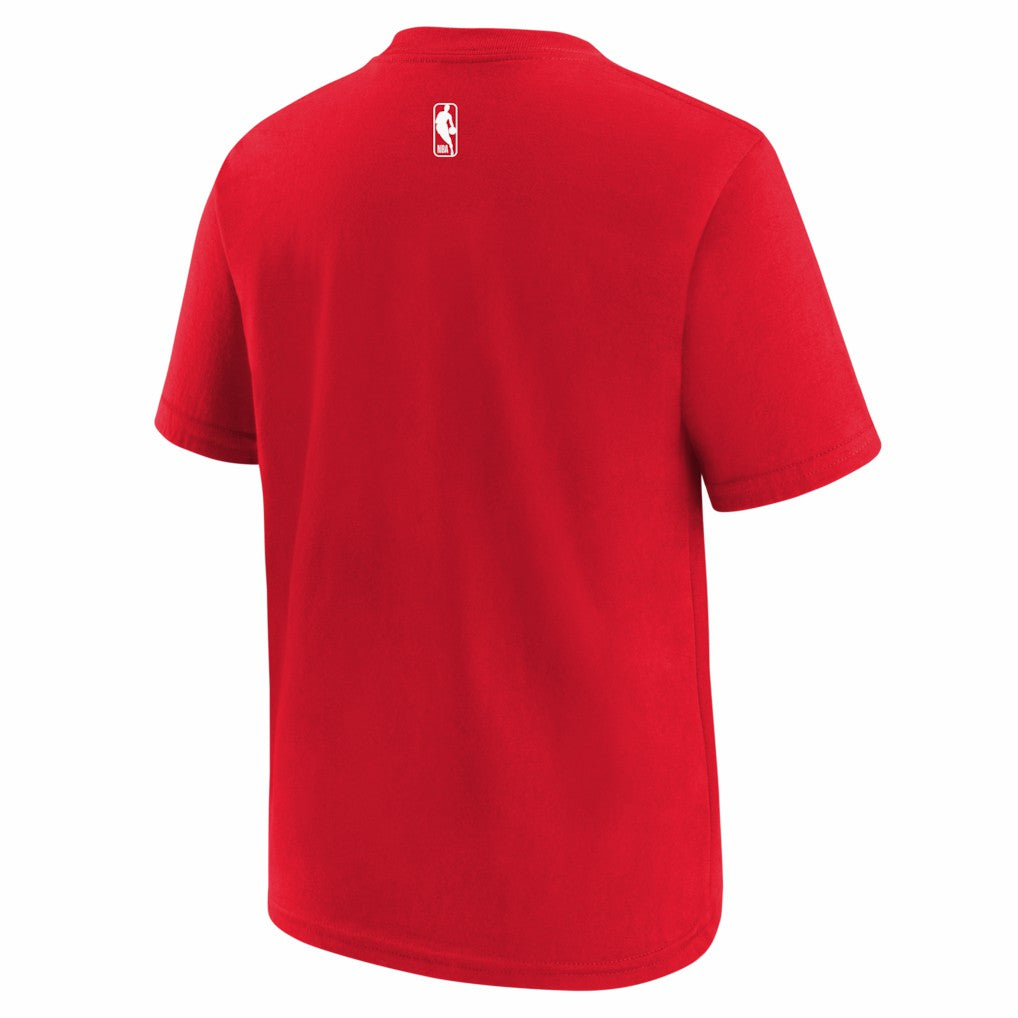 Houston Rockets Youth 2025/26 City Edition Max90 T-Shirt Red/White