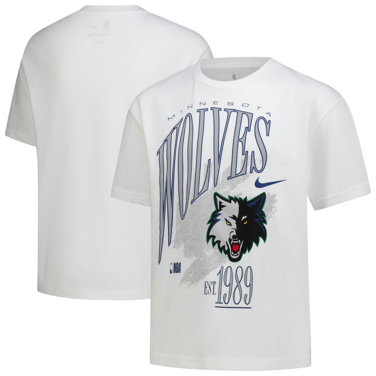 Minnesota Timberwolves Youth Hardwood Classics Champs Max90 T-Shirt White