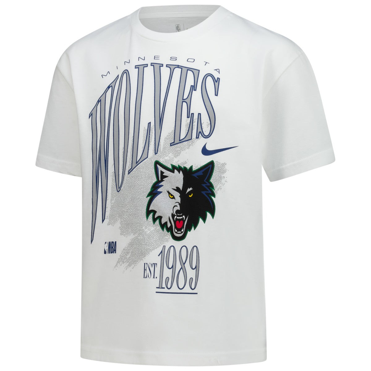 Minnesota Timberwolves Youth Hardwood Classics Champs Max90 T-Shirt White