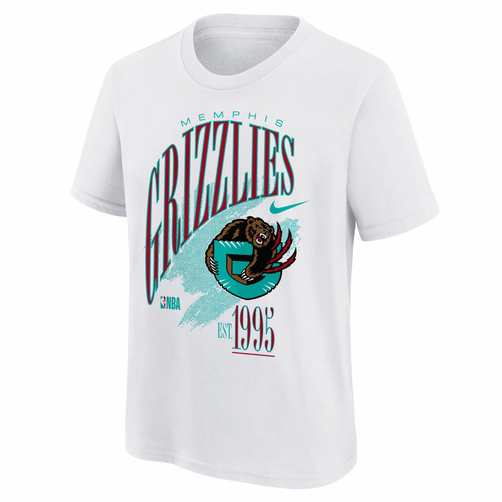 Memphis Grizzlies Youth Hardwood Classics Champs Max90 T-Shirt White