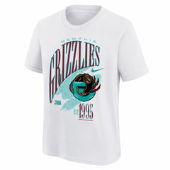 Memphis Grizzlies Youth Hardwood Classics Champs Max90 T-Shirt White