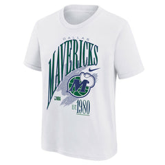 Dallas Mavericks Youth Hardwood Classics Champs Max90 T-Shirt White
