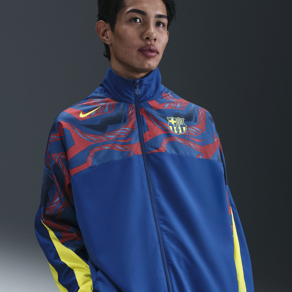 Barcelona Special Edition Street Woven Full-Zip Jacket Blue