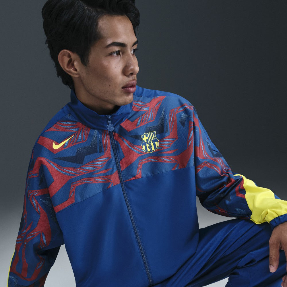 Barcelona Special Edition Street Woven Full-Zip Jacket Blue