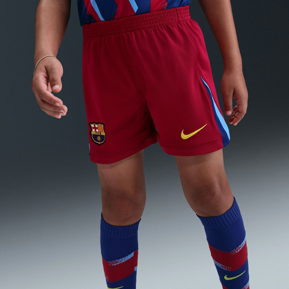 Barcelona Preschool 2025/26 Fourth Stadium Kit Set Blue/Red