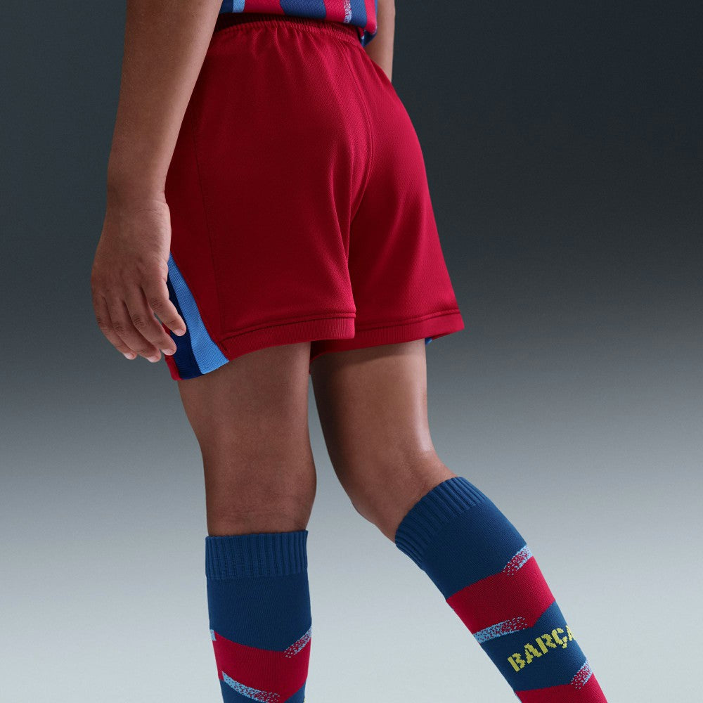 Barcelona Preschool 2025/26 Fourth Stadium Kit Set Blue/Red