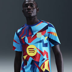 Barcelona Special Edition Academy Pro Pre-Match Dri-FIT Top Blue
