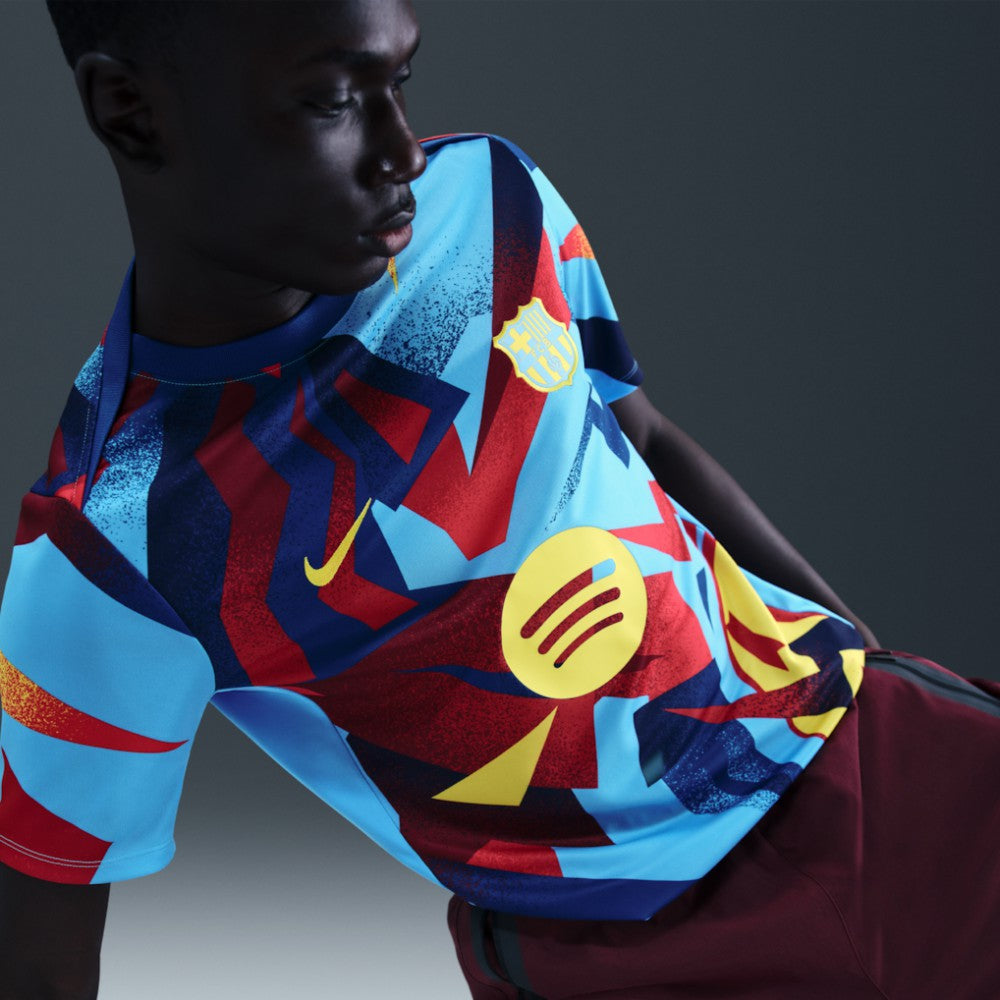 Barcelona Special Edition Academy Pro Pre-Match Dri-FIT Top Blue