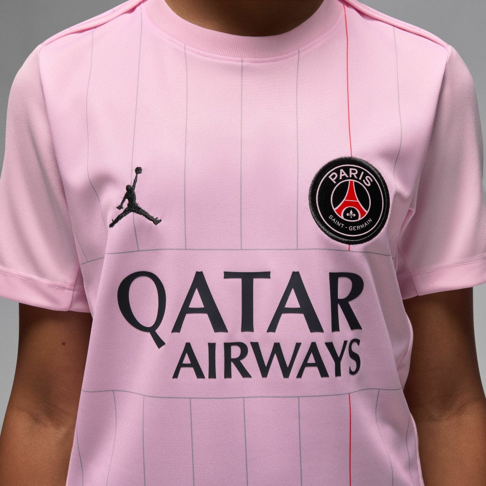 Paris Saint-Germain Jordan Brand Youth 2025/26 Fourth Academy Pro Pre-Match Top Pink shop