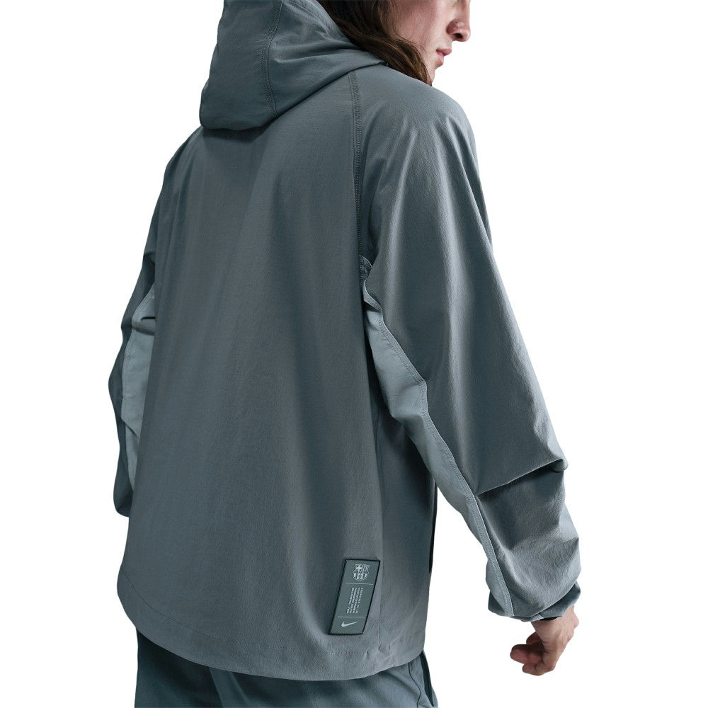 Barcelona Special Edition Full-Zip Woven Fleece Jacket Gray