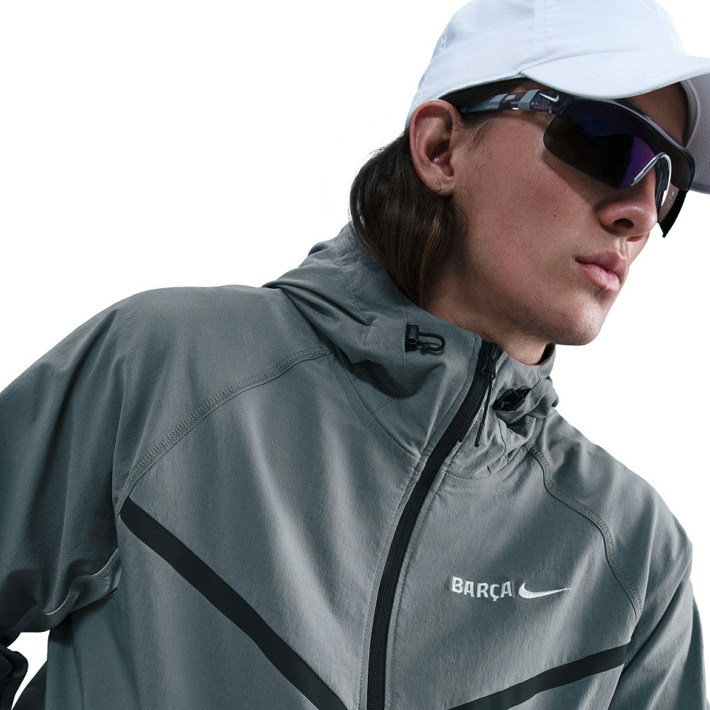 Barcelona Special Edition Full-Zip Woven Fleece Jacket Gray