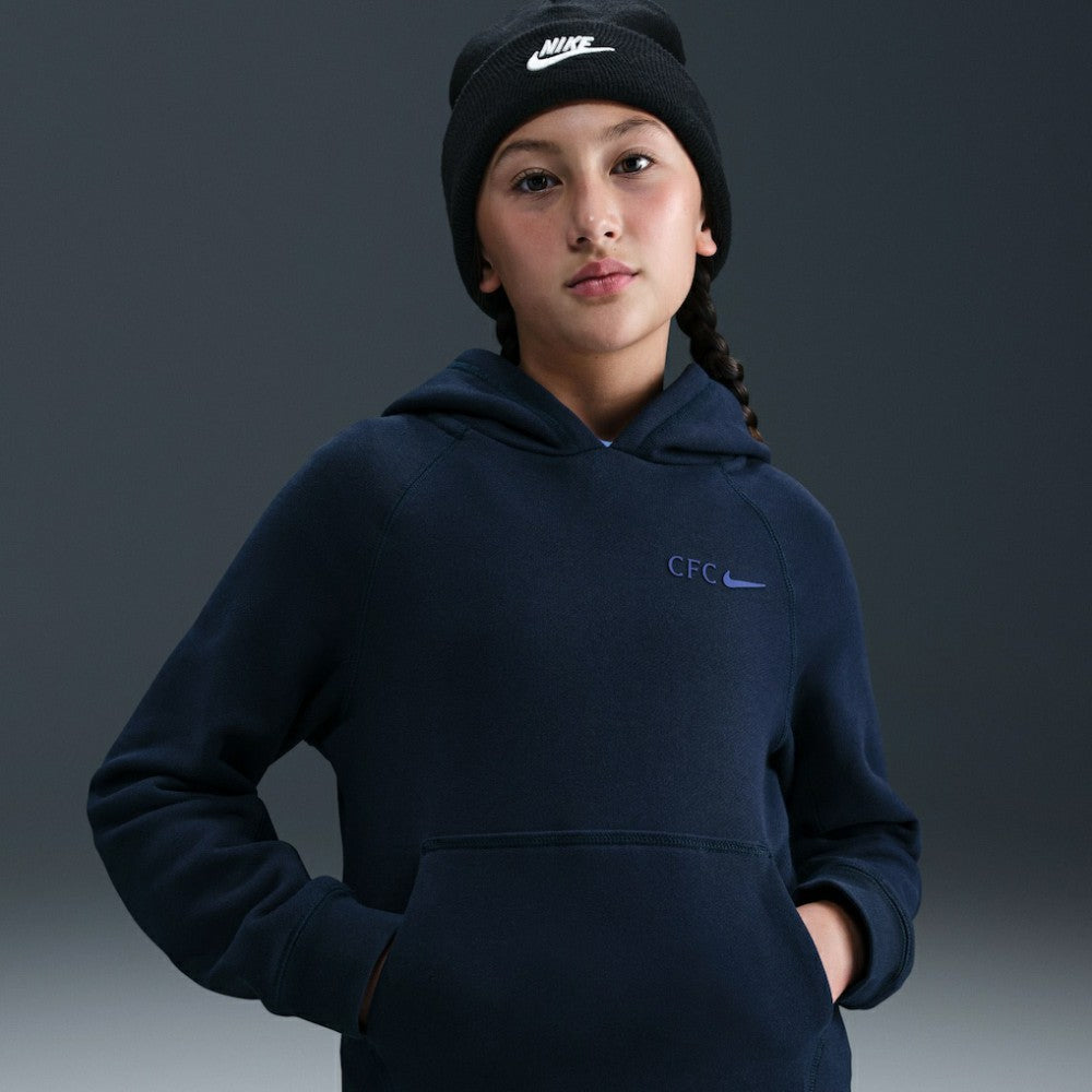 Chelsea Youth Air Raglan Hoodie Navy sale