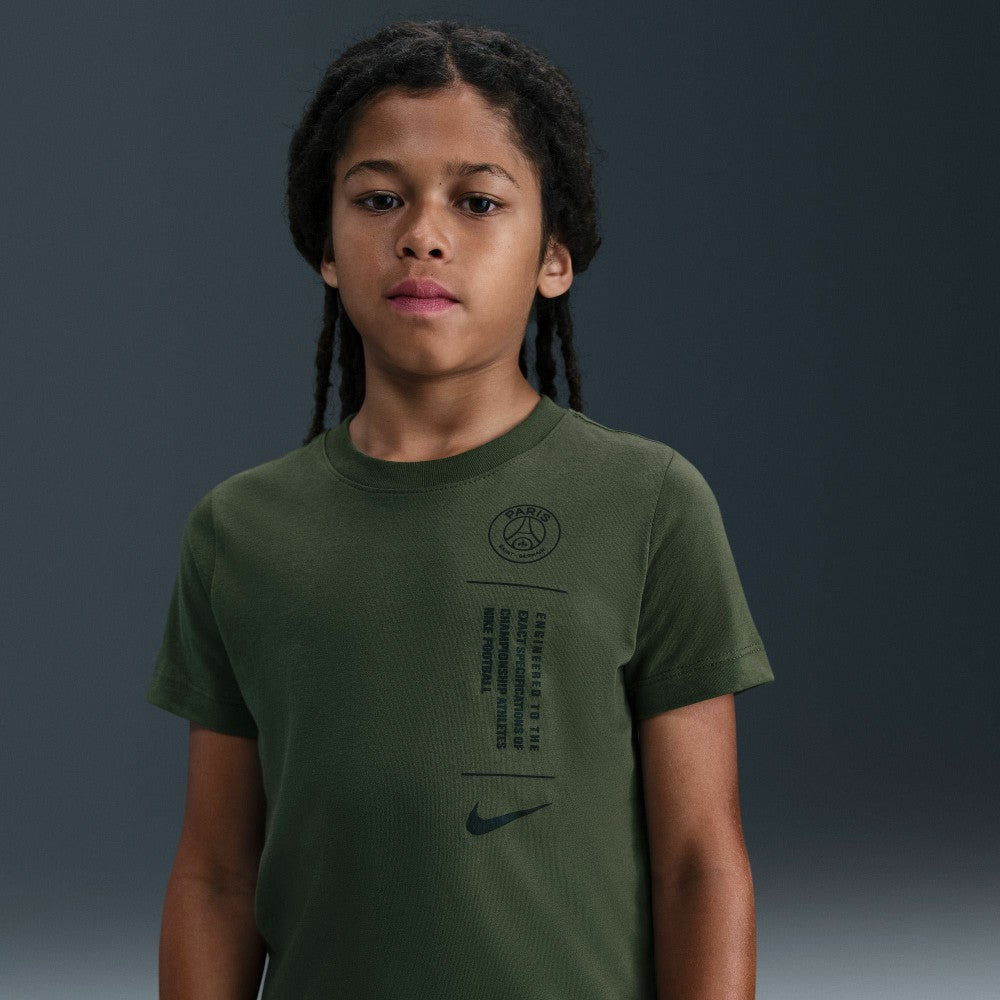 Paris Saint-Germain Youth T-Shirt Olive