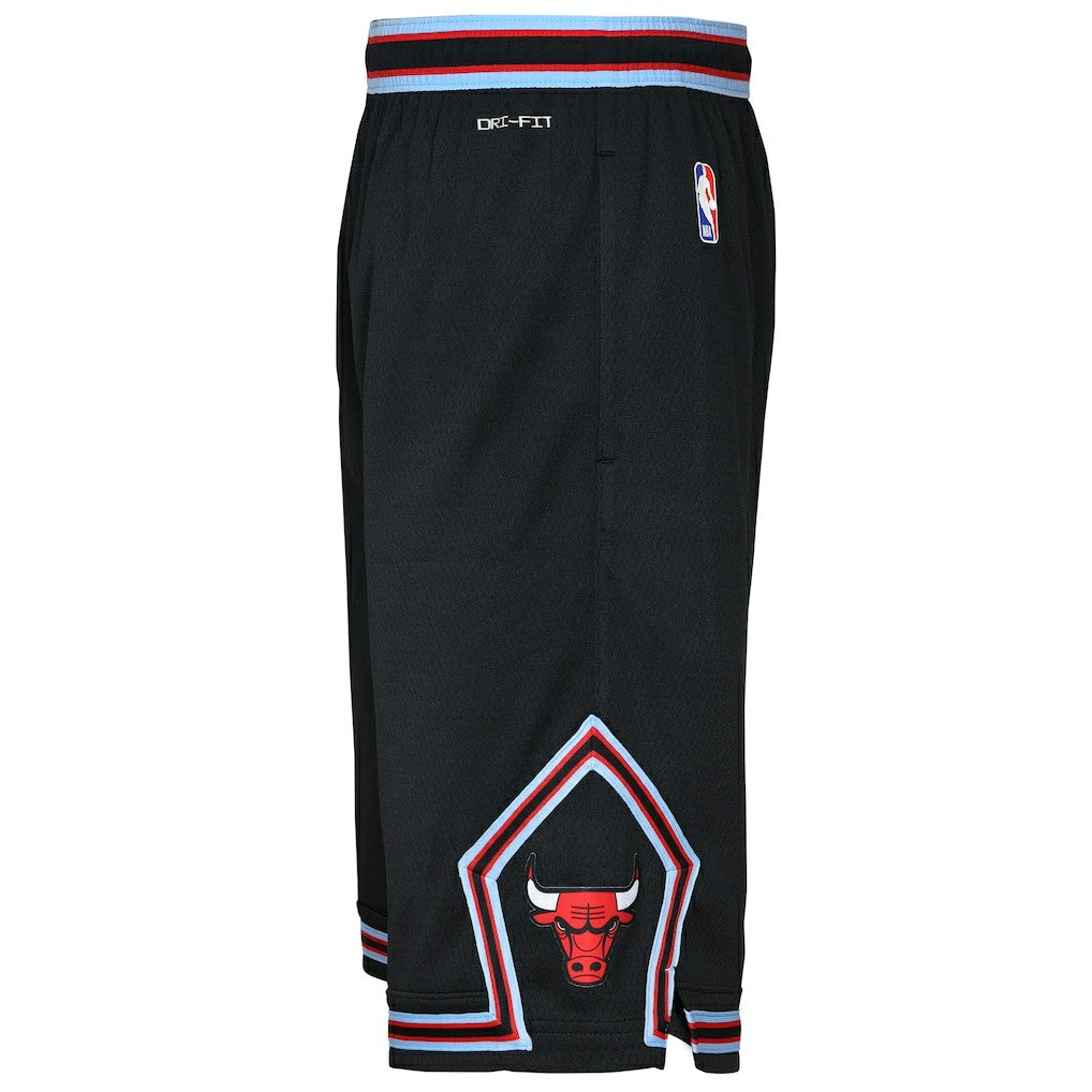 Chicago Bulls Youth 2025/26 City Edition Swingman Performance Shorts Black