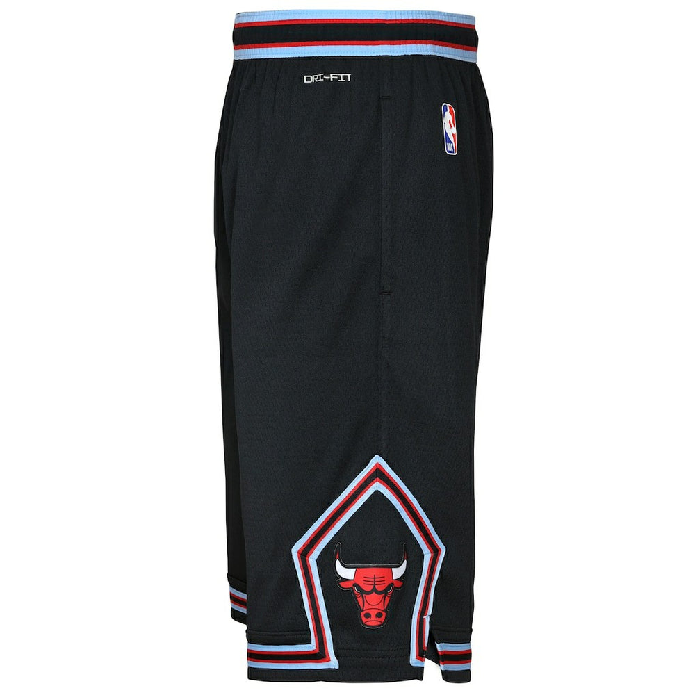 Chicago Bulls Youth 2025/26 City Edition Swingman Performance Shorts Black