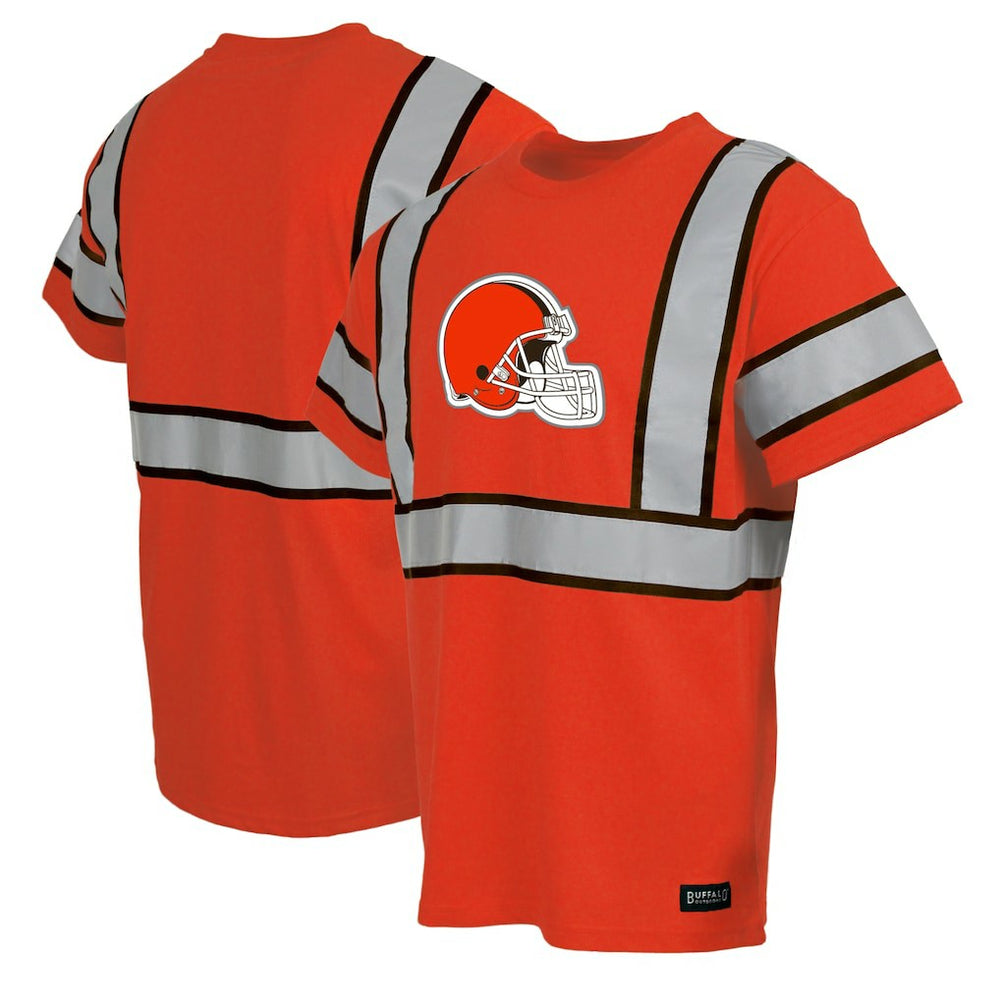 Cleveland Browns Safety Heavyweight T-Shirt Orange