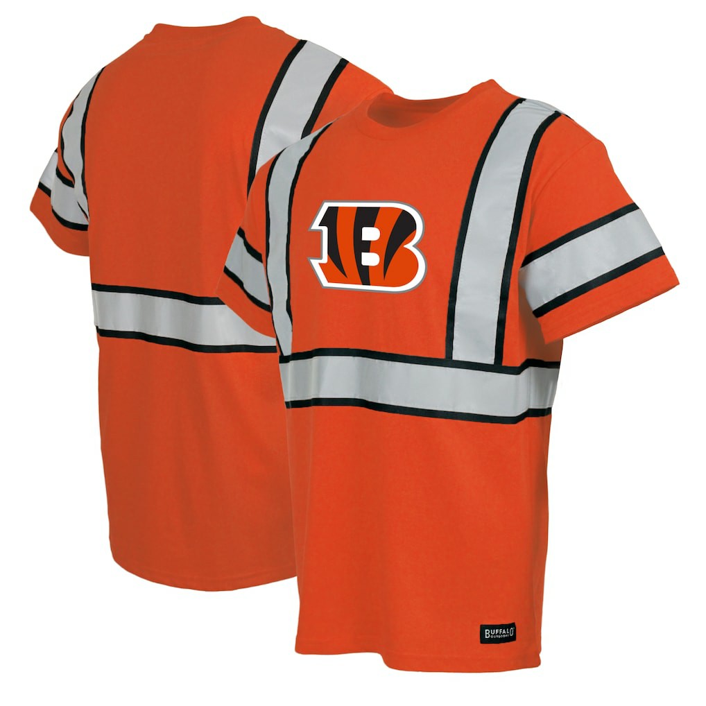 Cincinnati Bengals Safety Heavyweight T-Shirt Orange