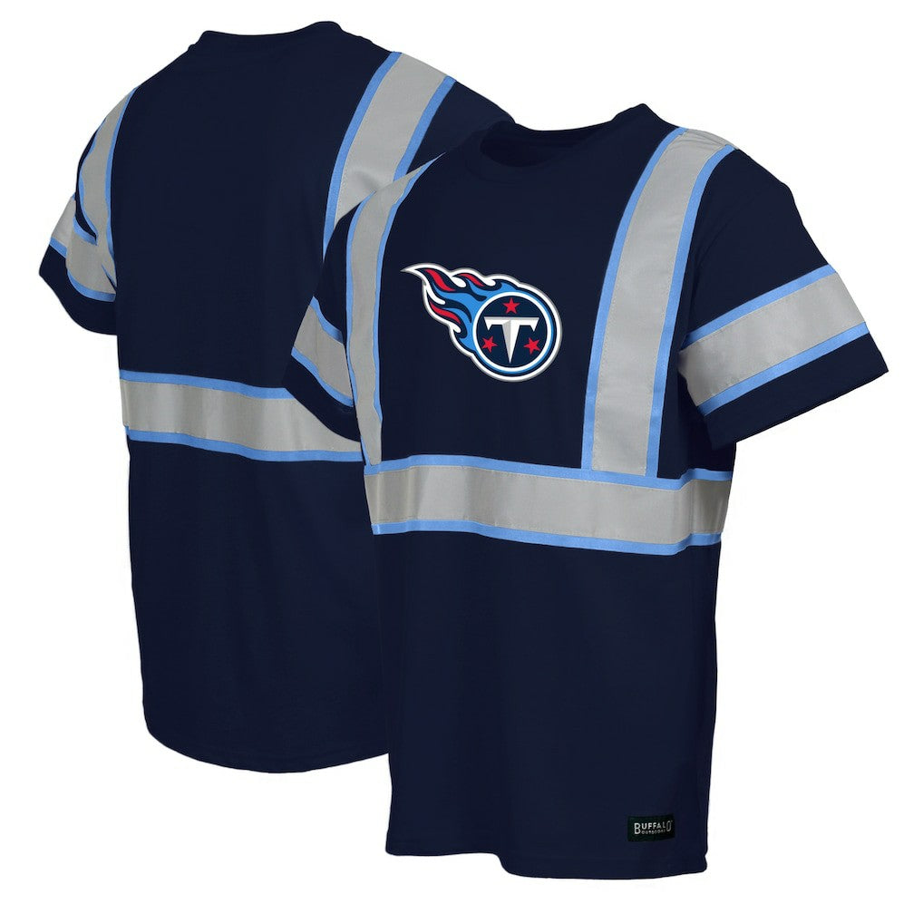 Tennessee Titans Safety Heavyweight T-Shirt Navy