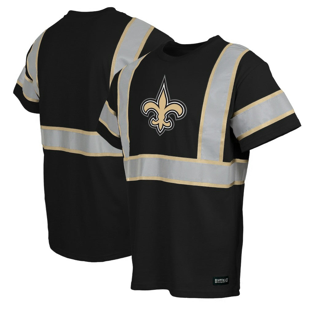 New Orleans Saints Safety Heavyweight T-Shirt Black