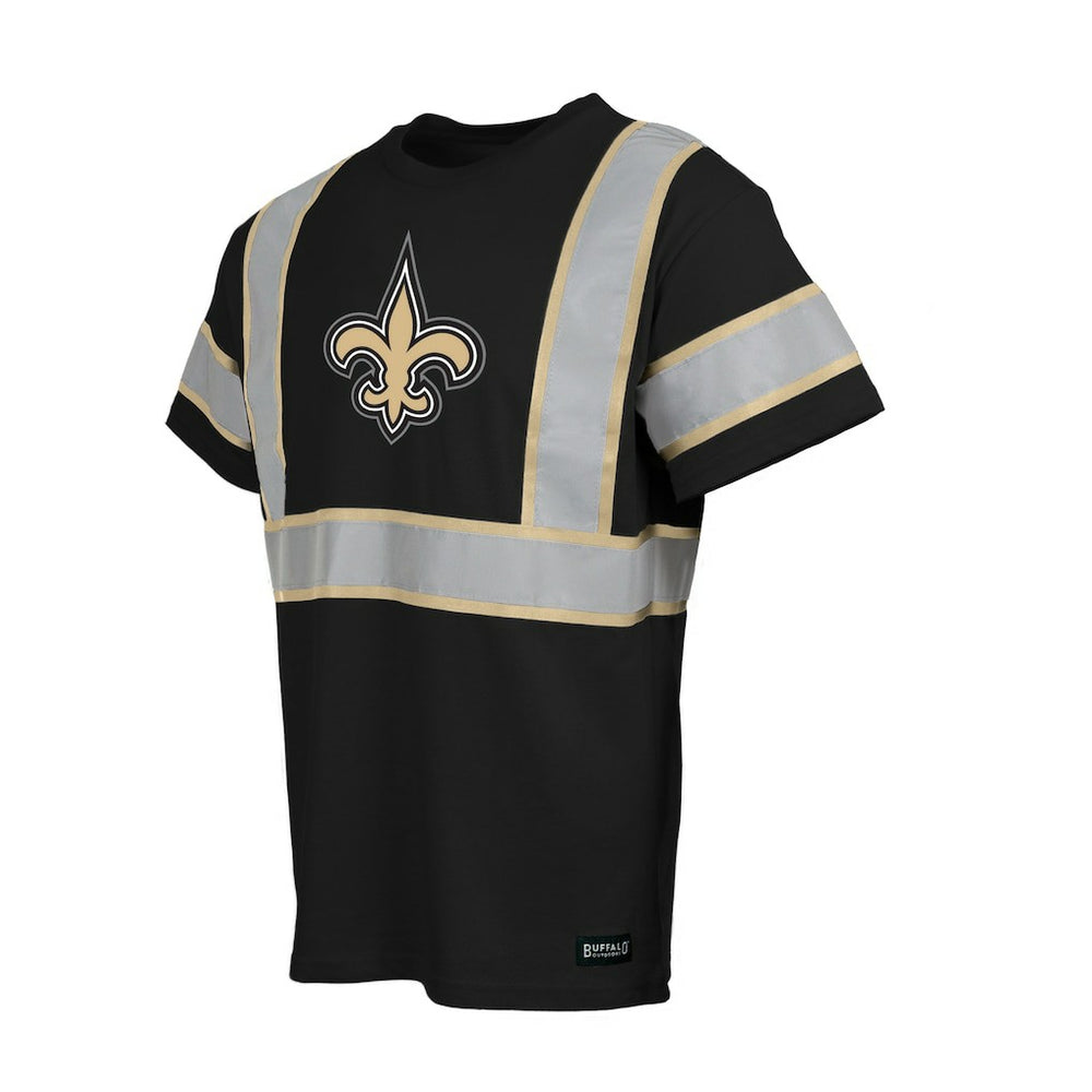 New Orleans Saints Safety Heavyweight T-Shirt Black