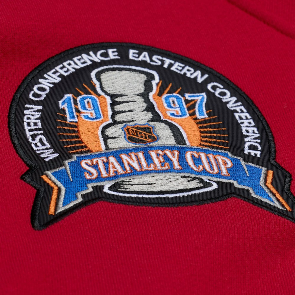 NHL Steve Yzerman Detroit Red Wings Mitchell & Ness 1997 Name & Number Premium Pullover Hoodie - Scarlet