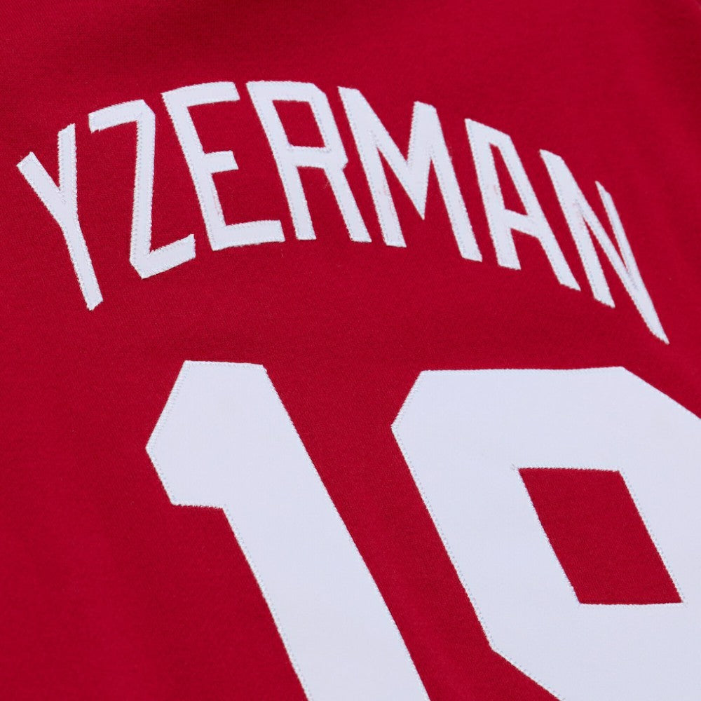 NHL Steve Yzerman Detroit Red Wings Mitchell & Ness 1997 Name & Number Premium Pullover Hoodie - Scarlet