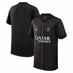 Paris Saint-Germain Jordan Brand Youth 2025/26 Fourth Replica Jersey Black