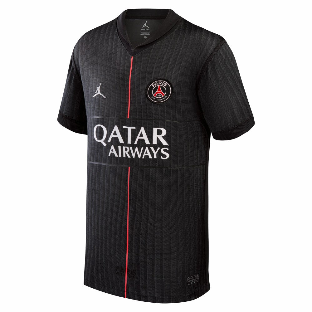 Paris Saint-Germain Jordan Brand Youth 2025/26 Fourth Replica Jersey Black