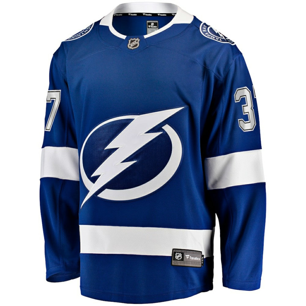 NHL Yanni Gourde Tampa Bay Lightning Fanatics Home Breakaway Jersey - Blue