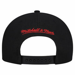 NHL Buffalo Sabres Mitchell & Ness Retro Script Colorblock Snapback Hat - Black