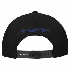NHL Tampa Bay Lightning Mitchell & Ness Retro Script Colorblock Snapback Hat - Black