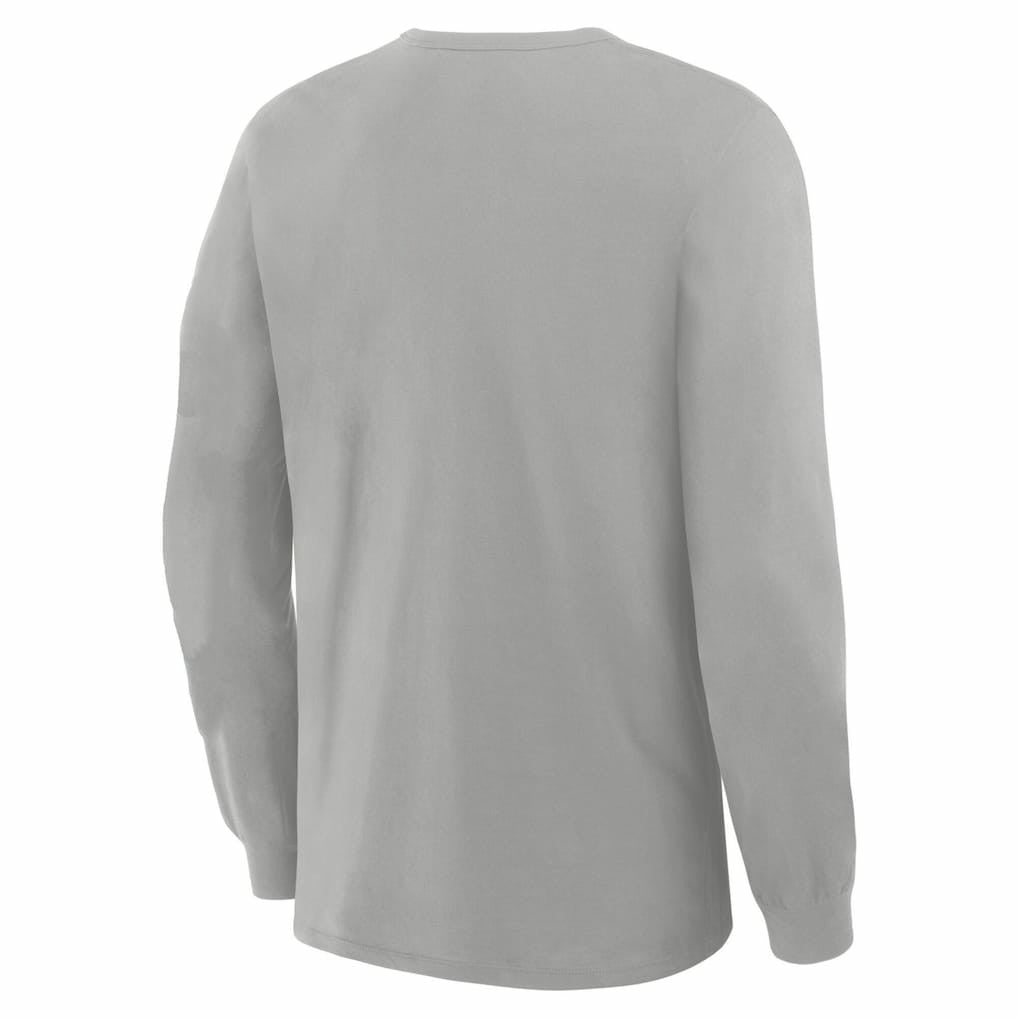 Dallas Cowboys Big & Tall Clock Management Legacy Long Sleeve T-Shirt Heather Gray