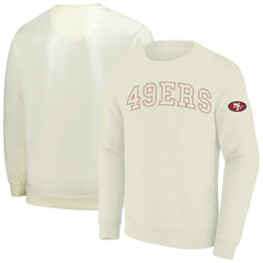 San Francisco 49ers Profile Big & Tall Fleece Sweatshirt Cream