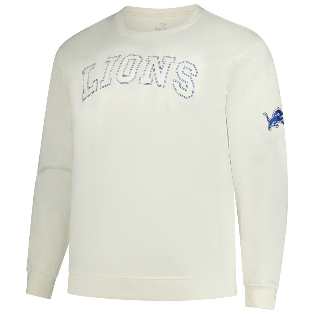 Detroit Lions Profile Big & Tall Fleece Sweatshirt Cream