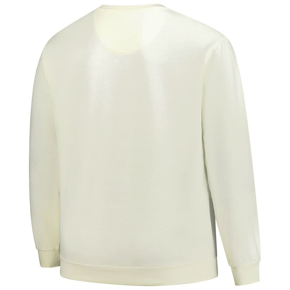 Las Vegas Raiders Profile Big & Tall Fleece Sweatshirt Cream