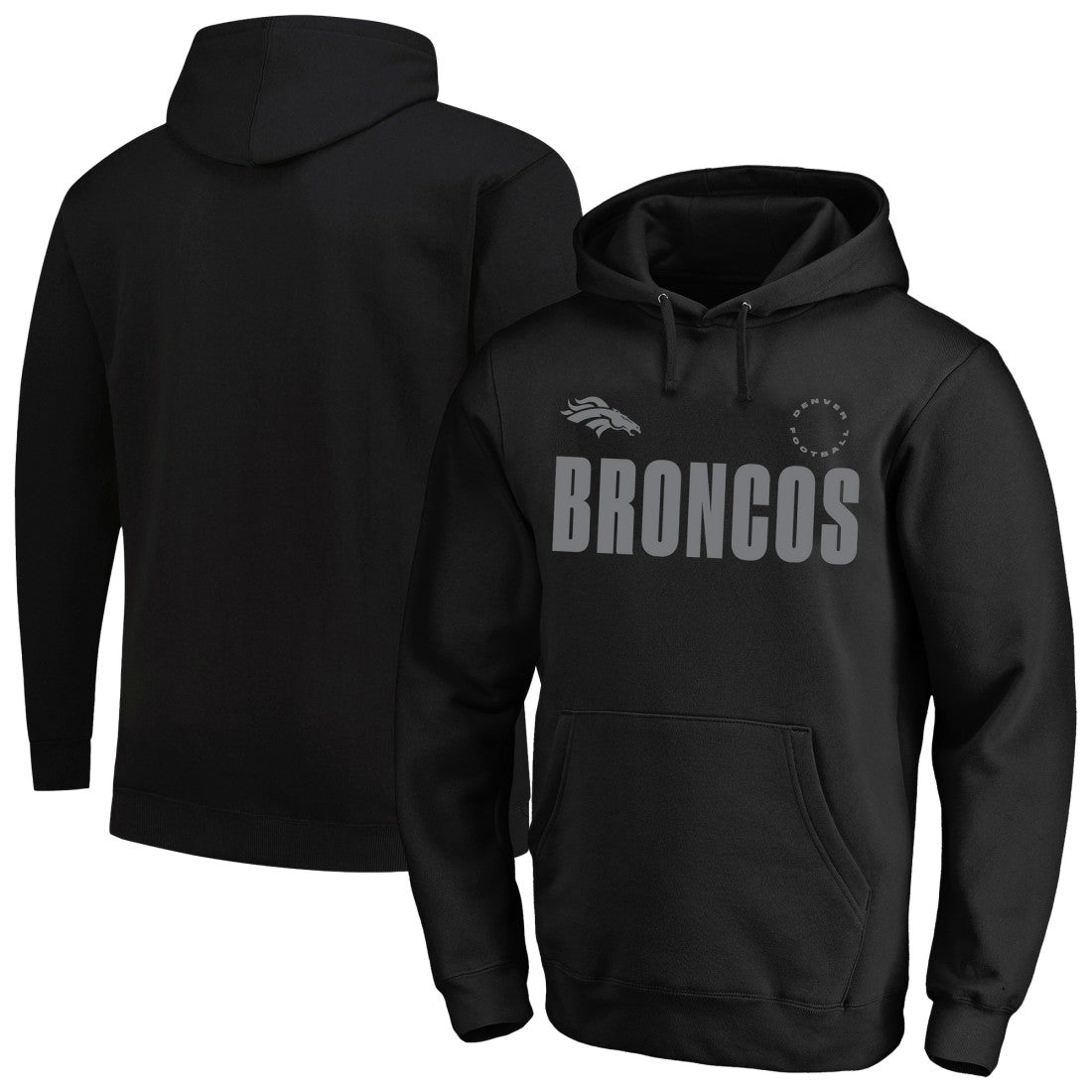 Denver Broncos Big & Tall Chip Shot Hoodie Black