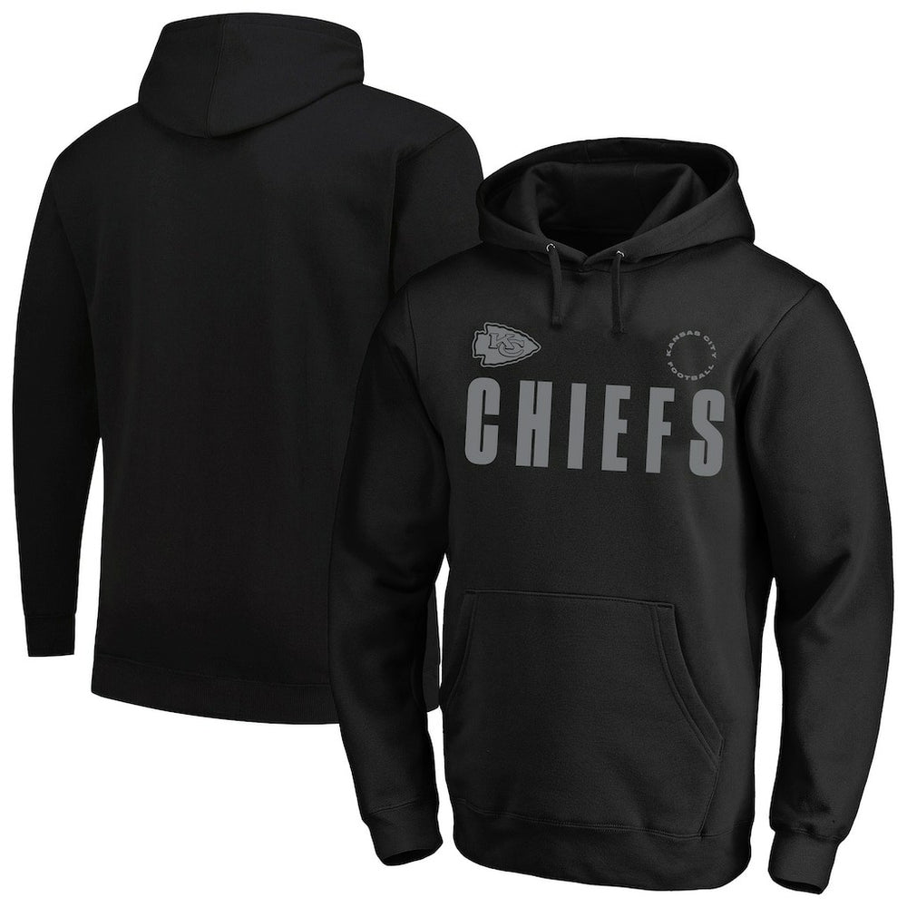 Kansas City Chiefs Big & Tall Chip Shot Hoodie Black