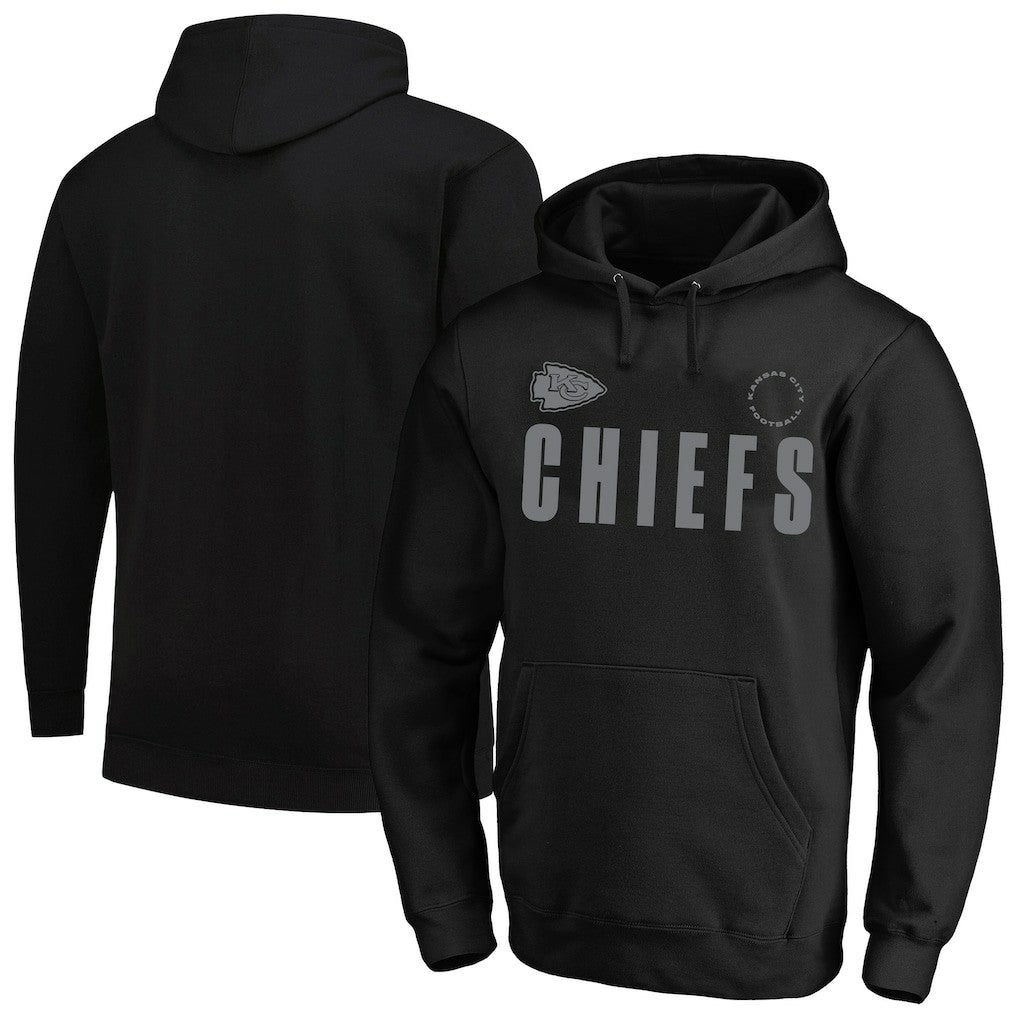 Kansas City Chiefs Big & Tall Chip Shot Hoodie Black