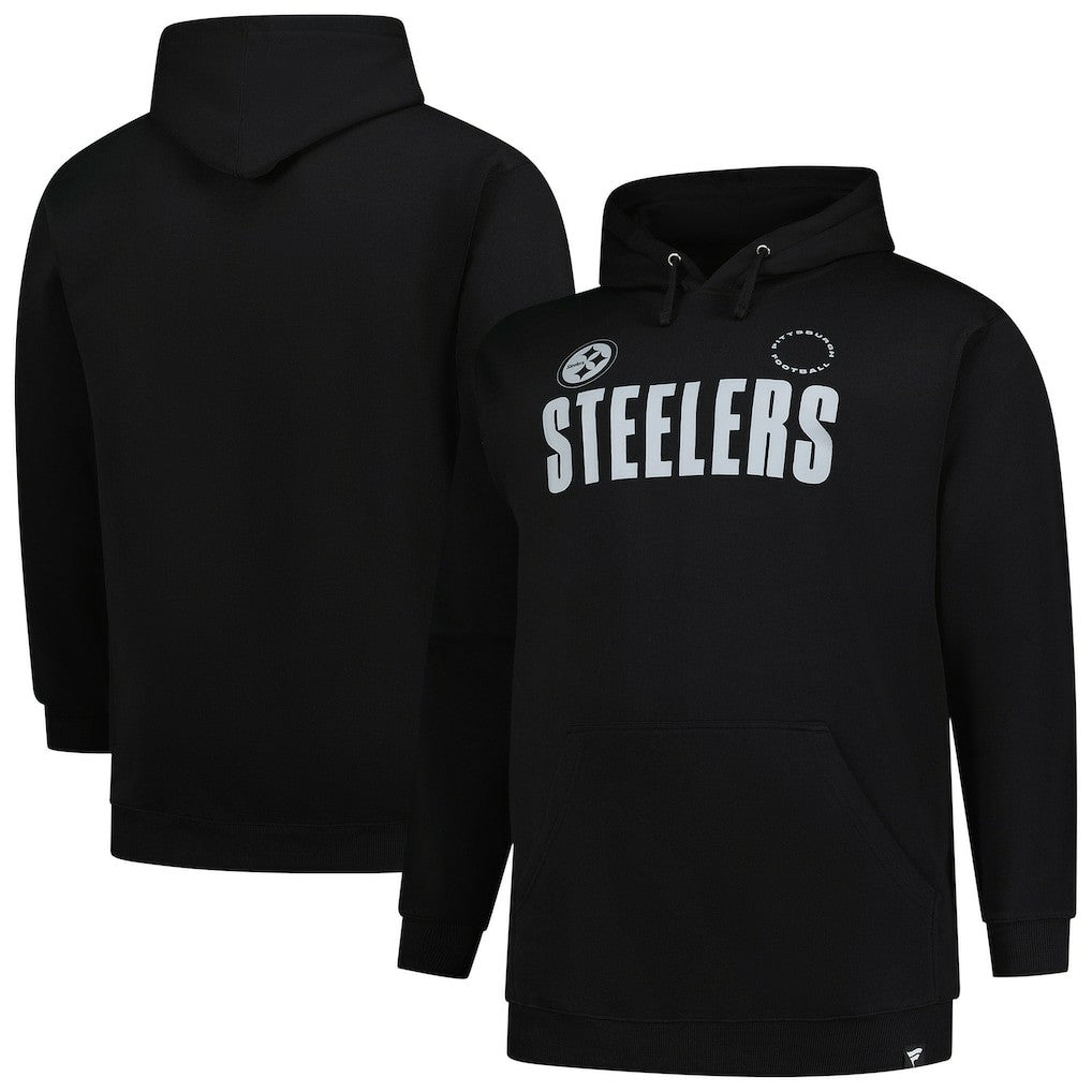 Pittsburgh Steelers Big & Tall Chip Shot Hoodie Black