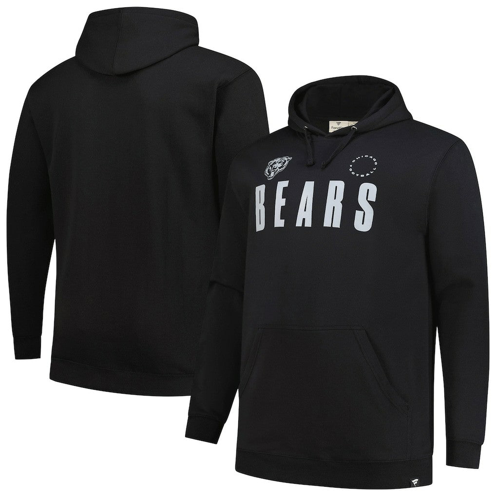 Chicago Bears Big & Tall Chip Shot Hoodie Black