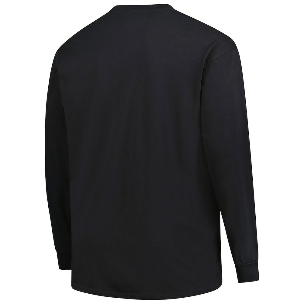 Cleveland Browns Big & Tall Coverage Scheme Long Sleeve T-Shirt Black