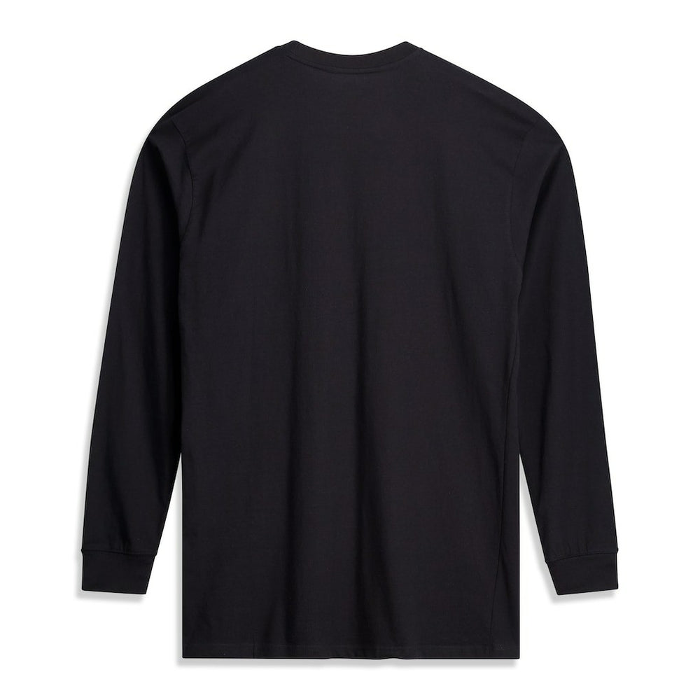 New York Giants Big & Tall Coverage Scheme Long Sleeve T-Shirt Black