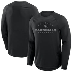 Arizona Cardinals Big & Tall Coverage Scheme Long Sleeve T-Shirt Black