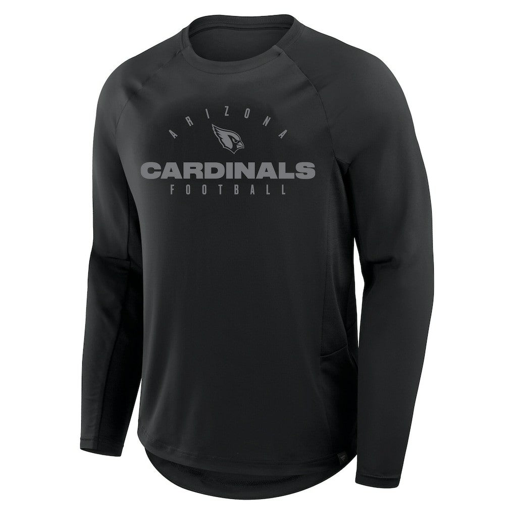Arizona Cardinals Big & Tall Coverage Scheme Long Sleeve T-Shirt Black