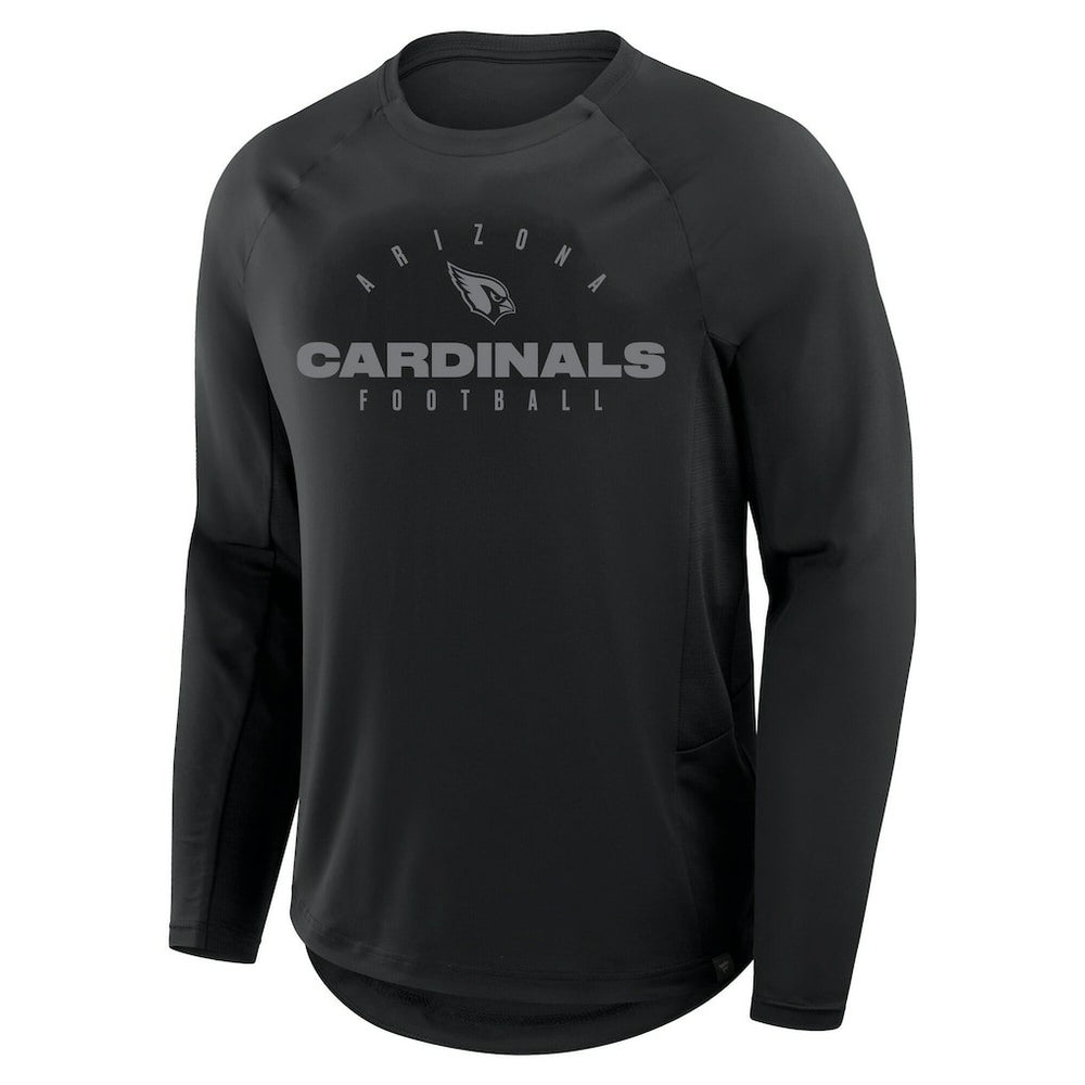 Arizona Cardinals Big & Tall Coverage Scheme Long Sleeve T-Shirt Black