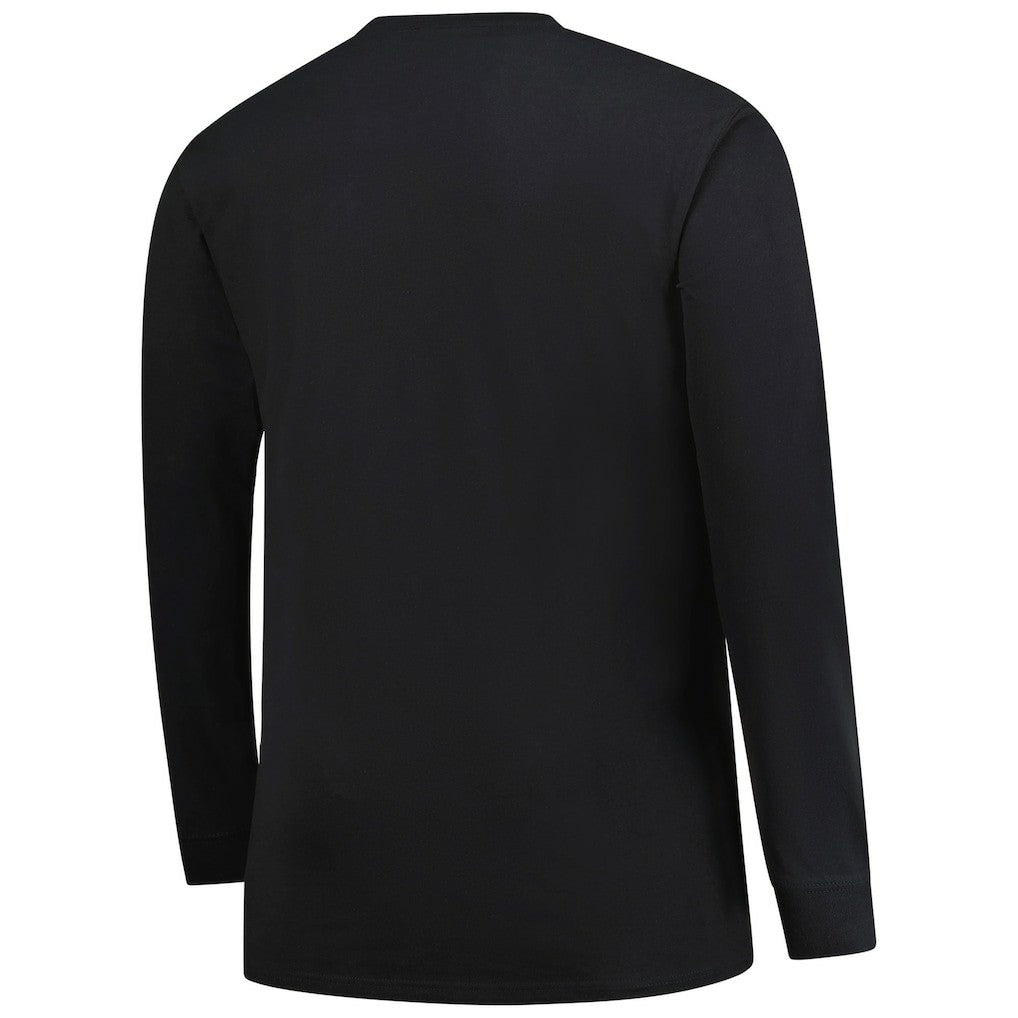 Los Angeles Chargers Big & Tall Coverage Scheme Long Sleeve T-Shirt Black