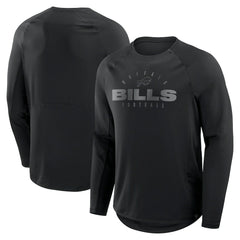 Buffalo Bills Big & Tall Coverage Scheme Long Sleeve T-Shirt Black
