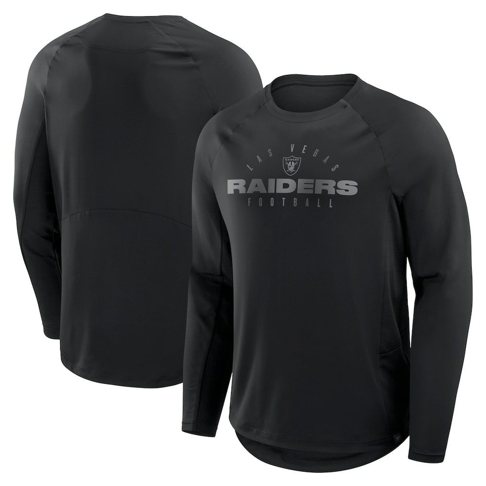 Las Vegas Raiders Big & Tall Coverage Scheme Long Sleeve T-Shirt Black