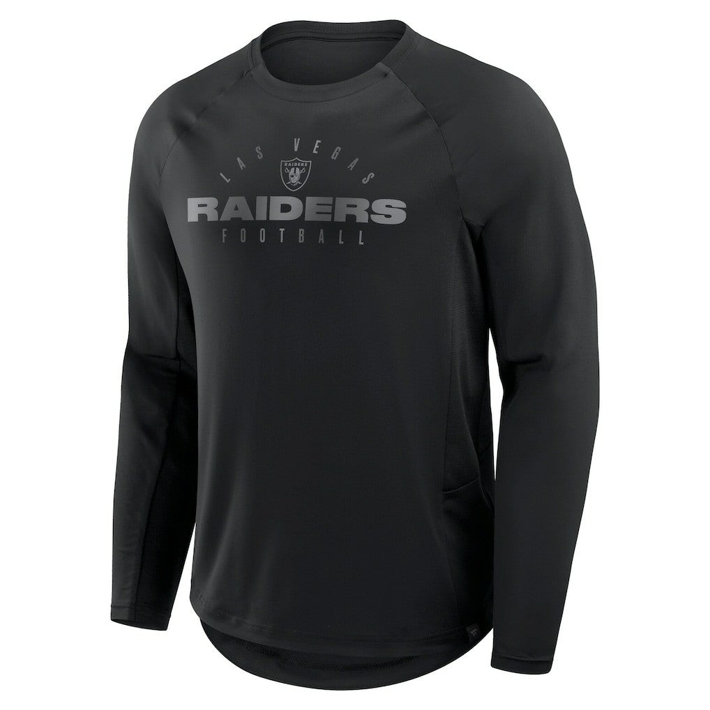 Las Vegas Raiders Big & Tall Coverage Scheme Long Sleeve T-Shirt Black